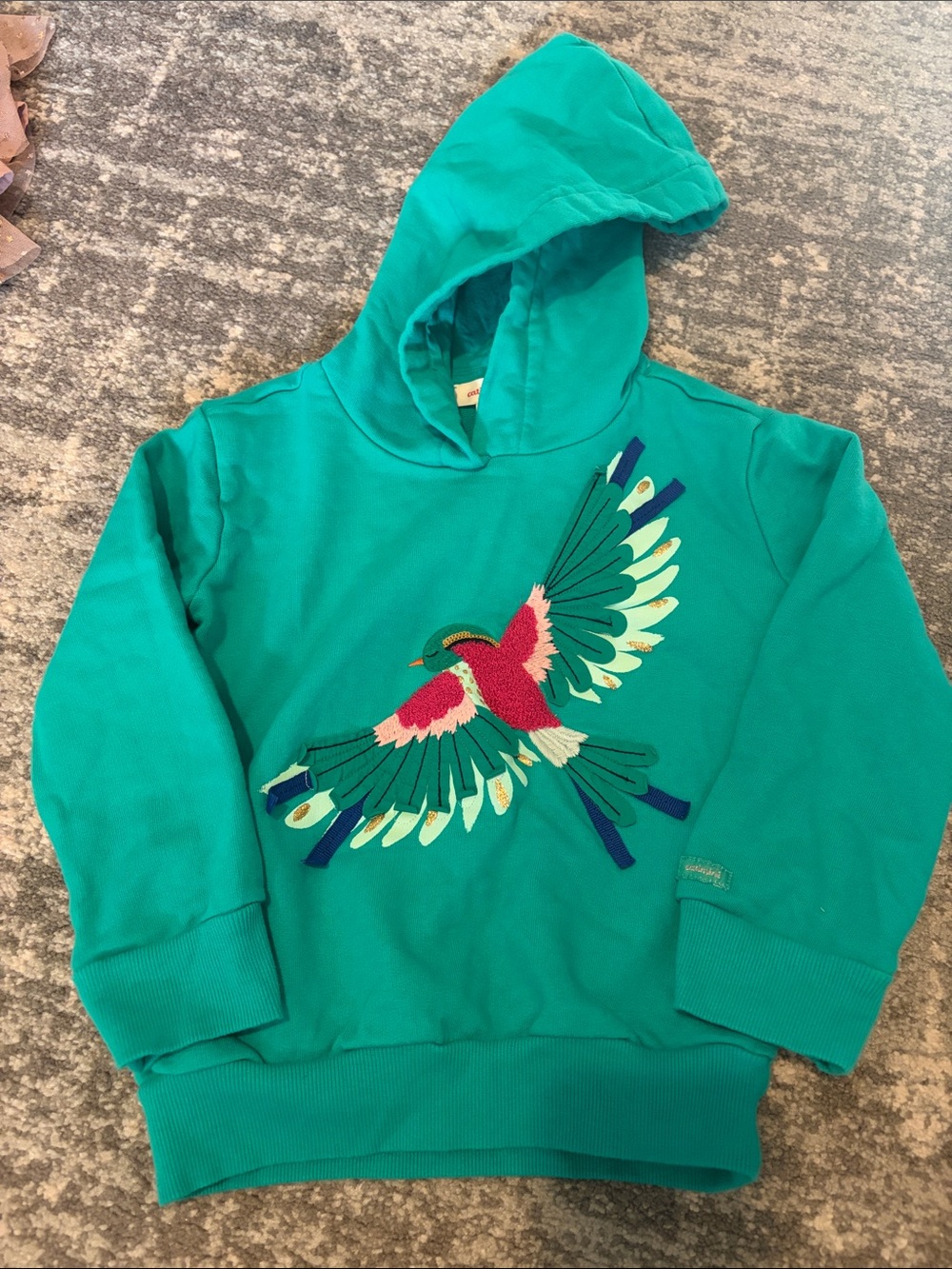 Catimini Teal Girls Hooded Sweatshirt